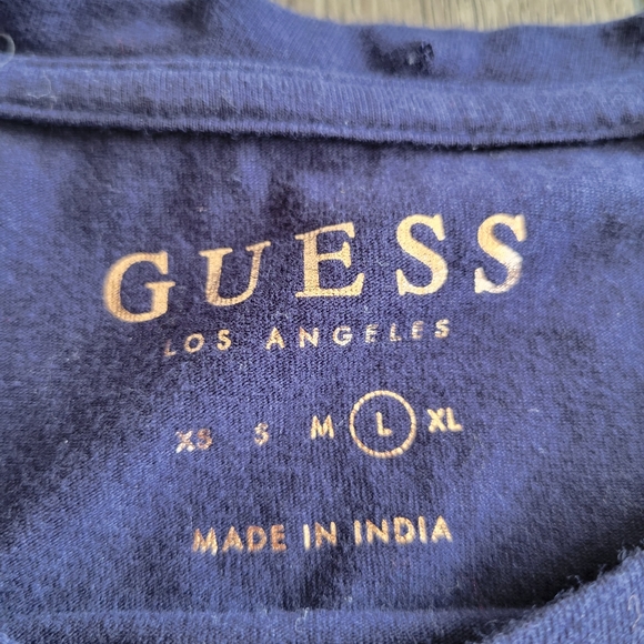 Navy Guess Tee - Picture 3 of 5